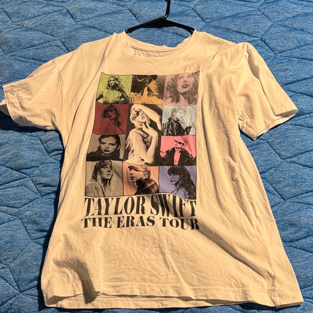 Taylor Swift White The Eras Tour Tee